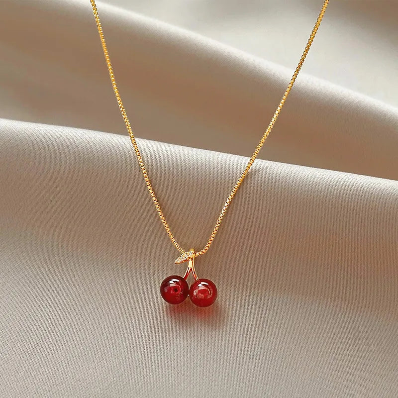 Kersen Hanger Ketting