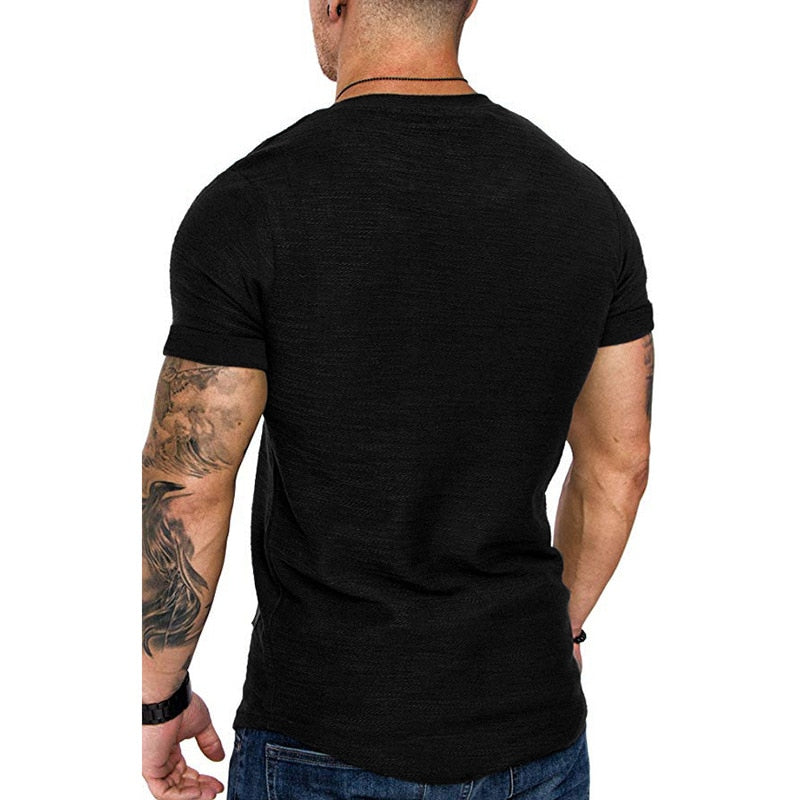 Heren Slim Fit Ademend T-shirt