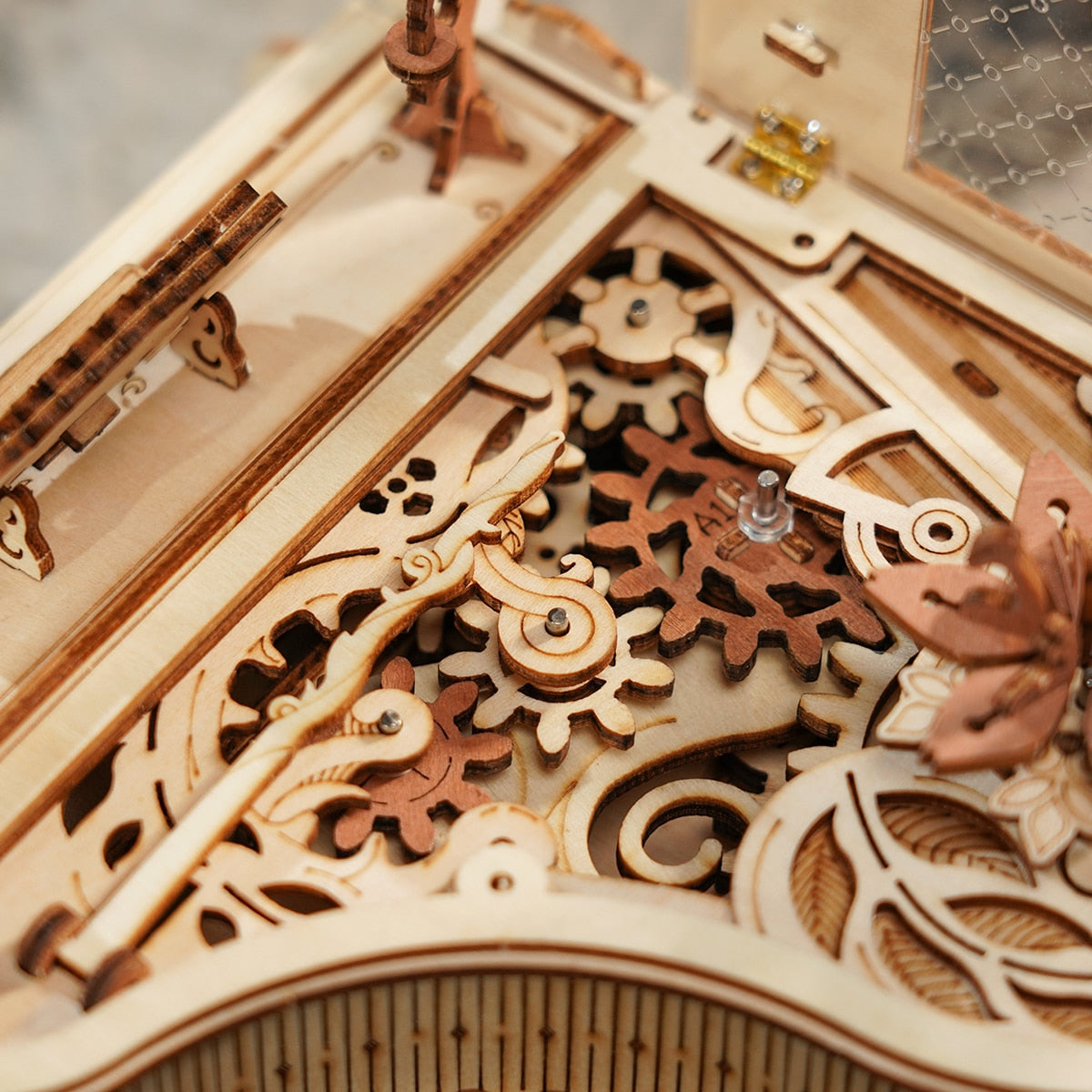 Piano Houten Puzzel Muziekdoos