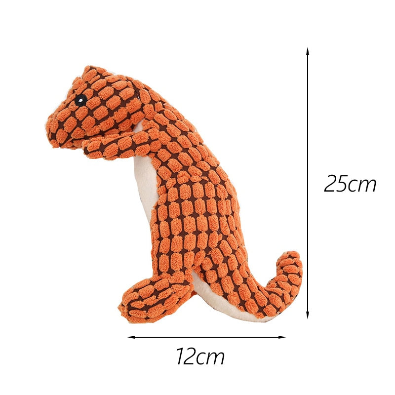 Pluchen Piepend Dinosaurus Huisdierspeeltje
