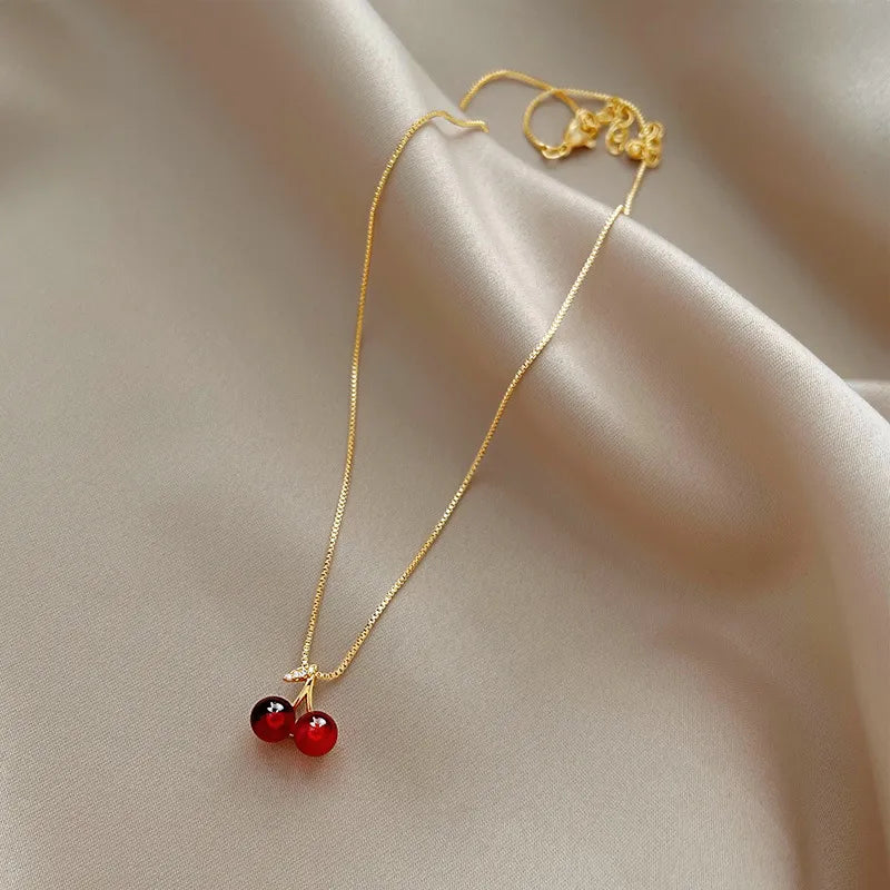 Kersen Hanger Ketting