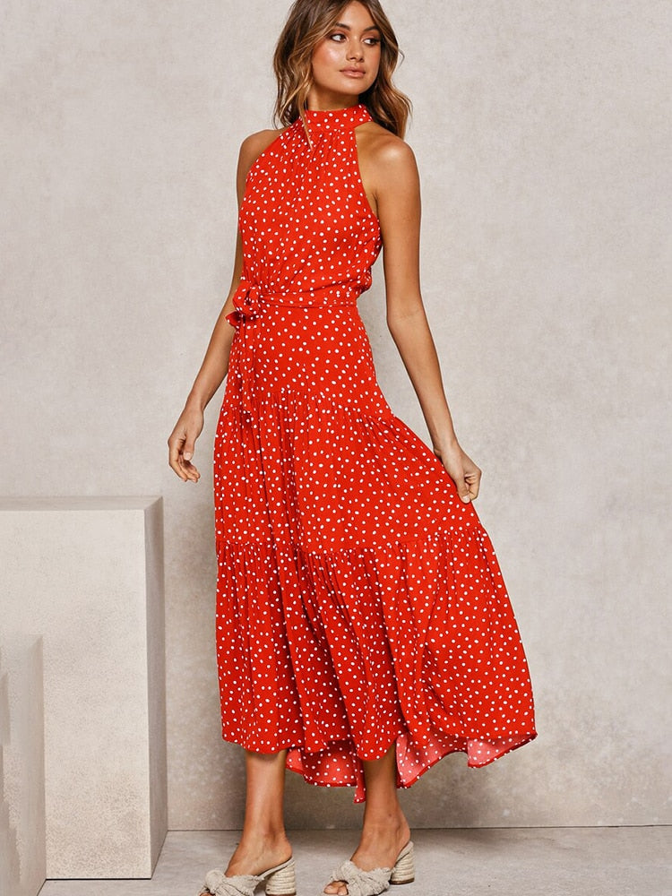 Halter Maxi Jurk