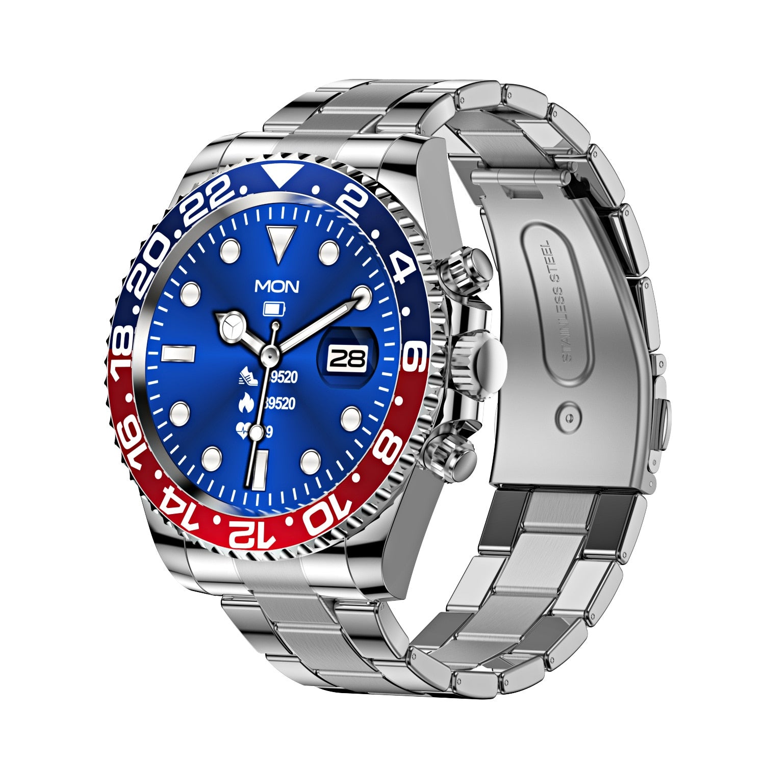 Roestvrijstalen Slimme Horloge