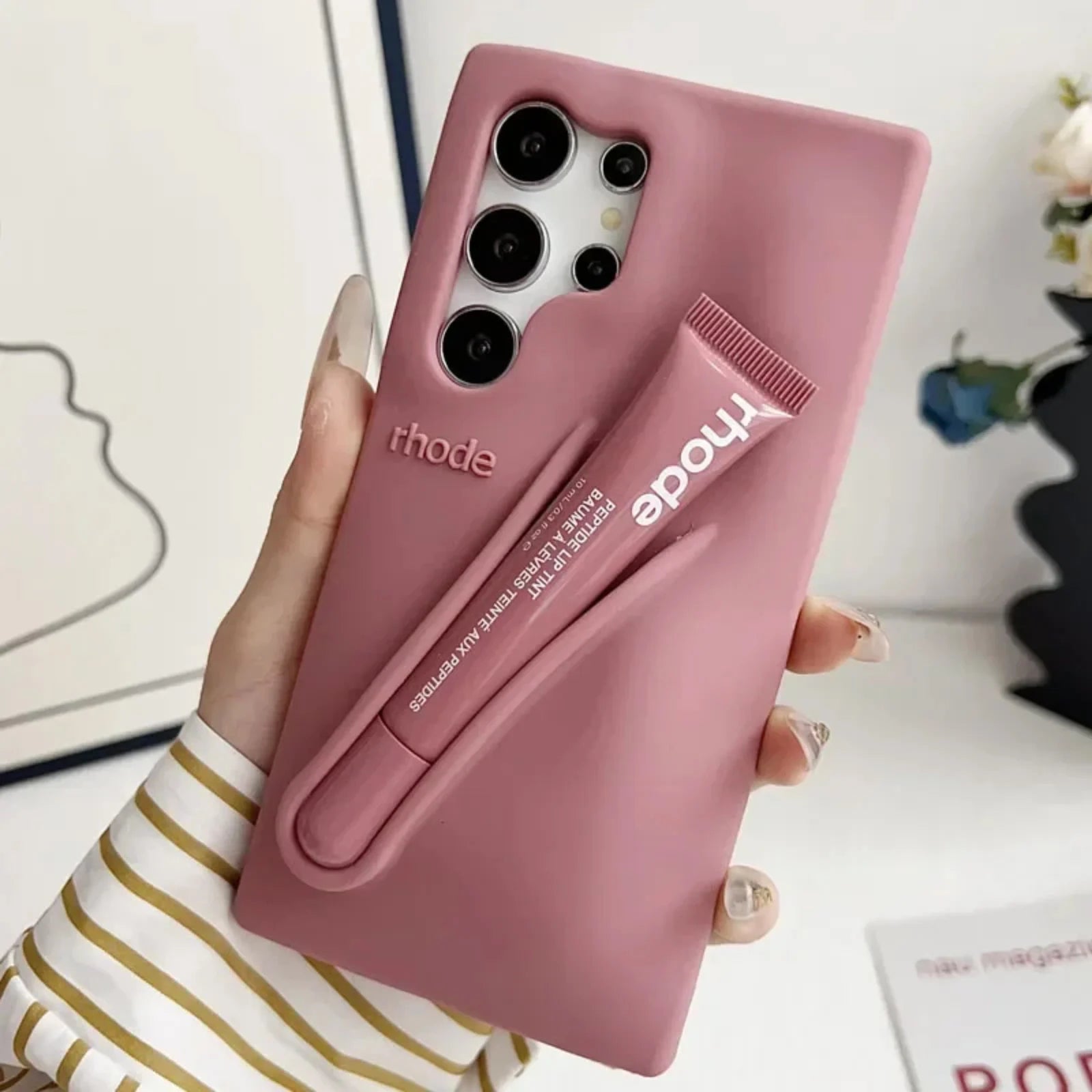 Samsung Galaxy Telefoonhoesje met Lipgloss Set 6