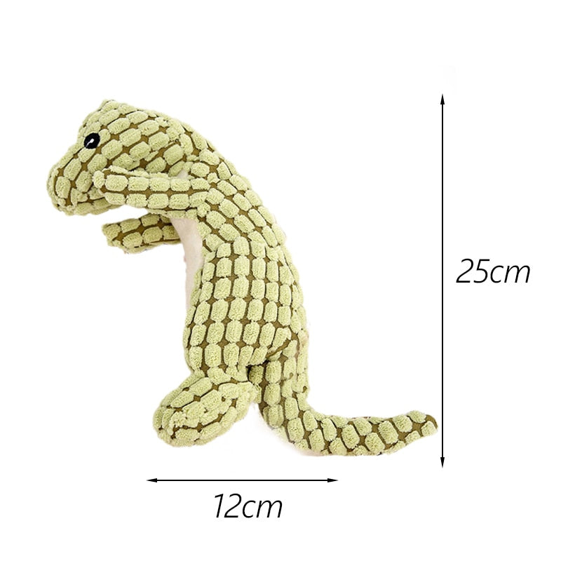 Pluchen Piepend Dinosaurus Huisdierspeeltje