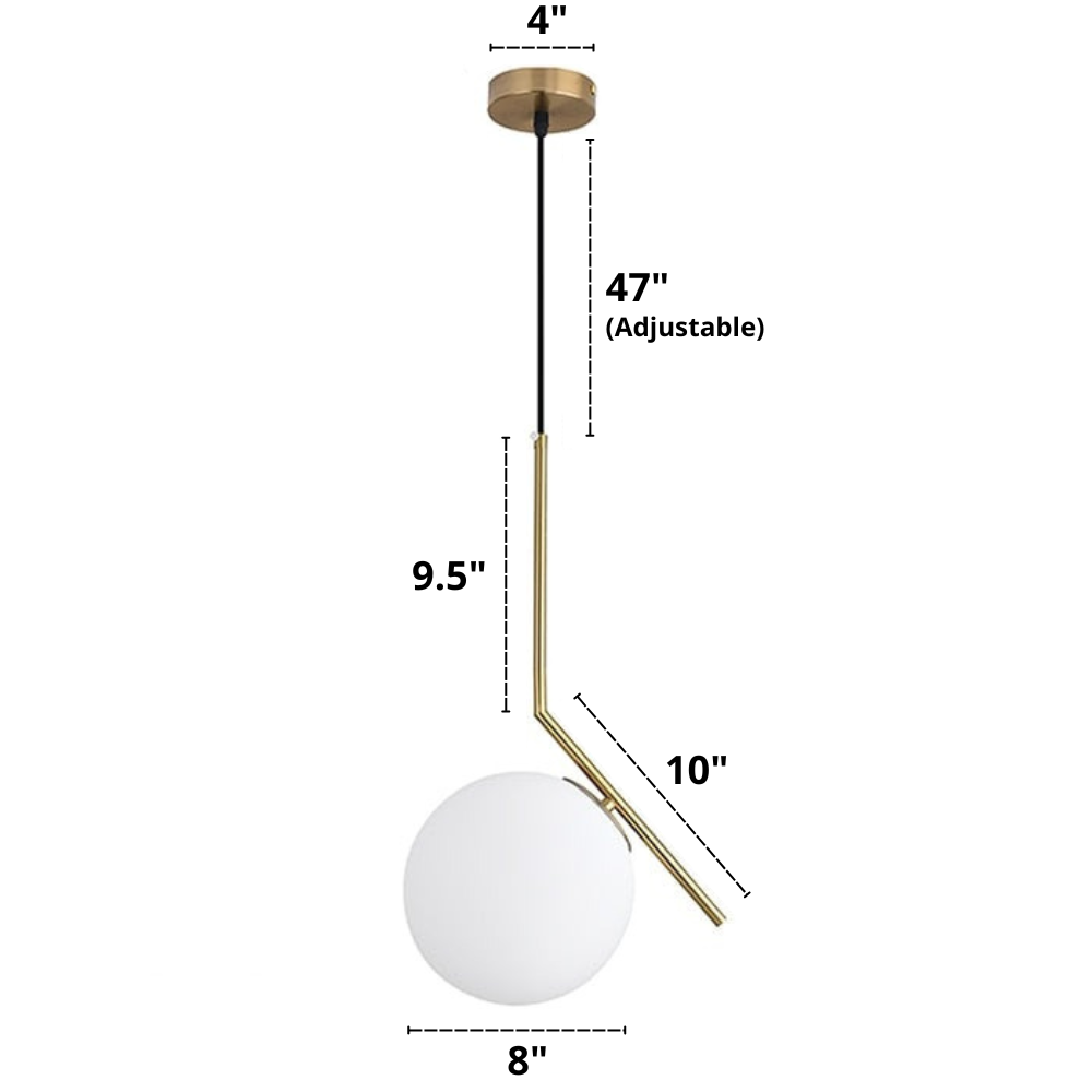 Scandinavische Hanglamp Voor Woonkamer En Slaapkamer Met Verstelbare Ophanglengte 14