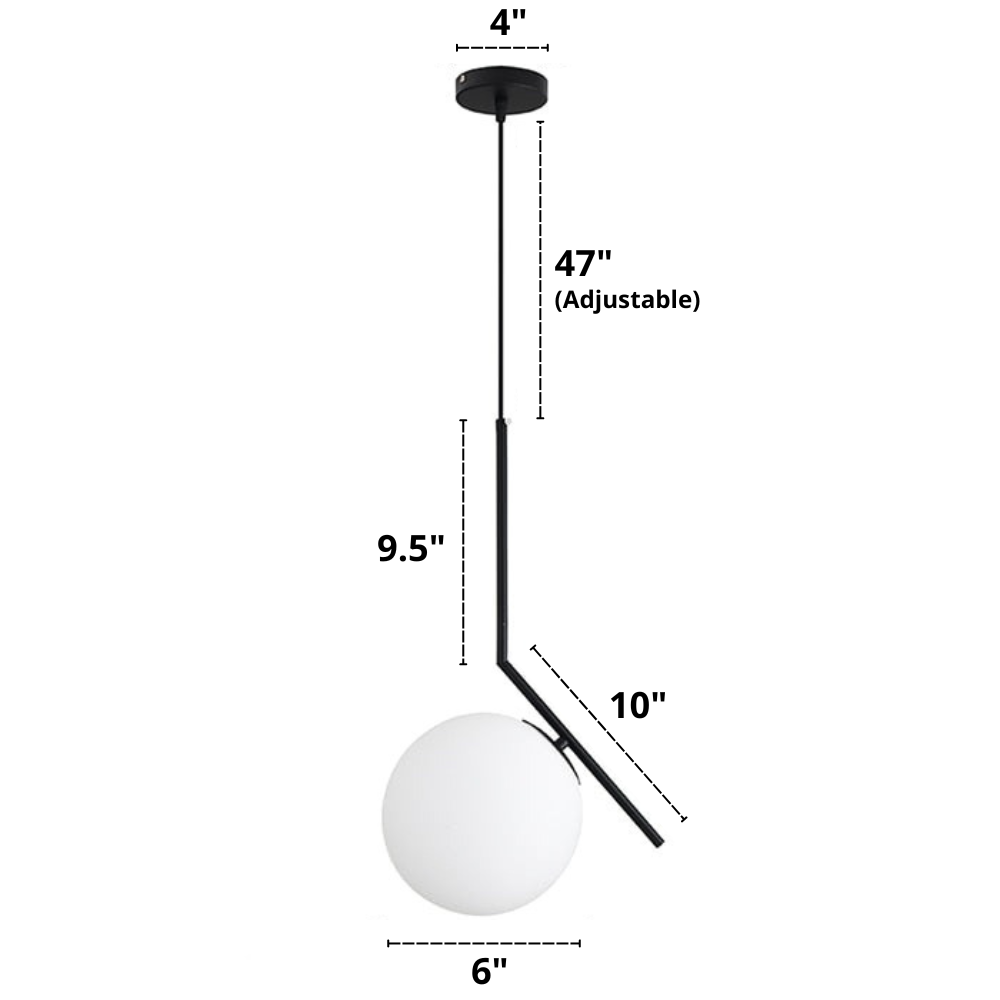 Scandinavische Hanglamp Voor Woonkamer En Slaapkamer Met Verstelbare Ophanglengte 15