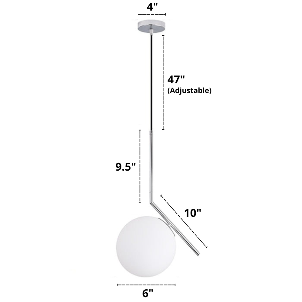Scandinavische Hanglamp Voor Woonkamer En Slaapkamer Met Verstelbare Ophanglengte 18