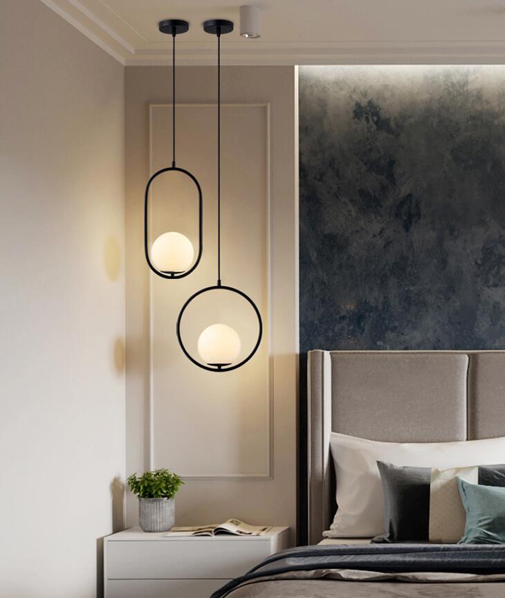 Scandinavische Hanglamp Voor Woonkamer En Slaapkamer Met Verstelbare Ophanglengte 3