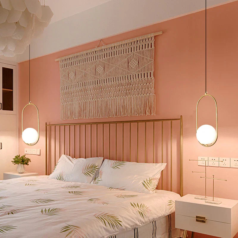 Scandinavische Hanglamp Voor Woonkamer En Slaapkamer Met Verstelbare Ophanglengte 8