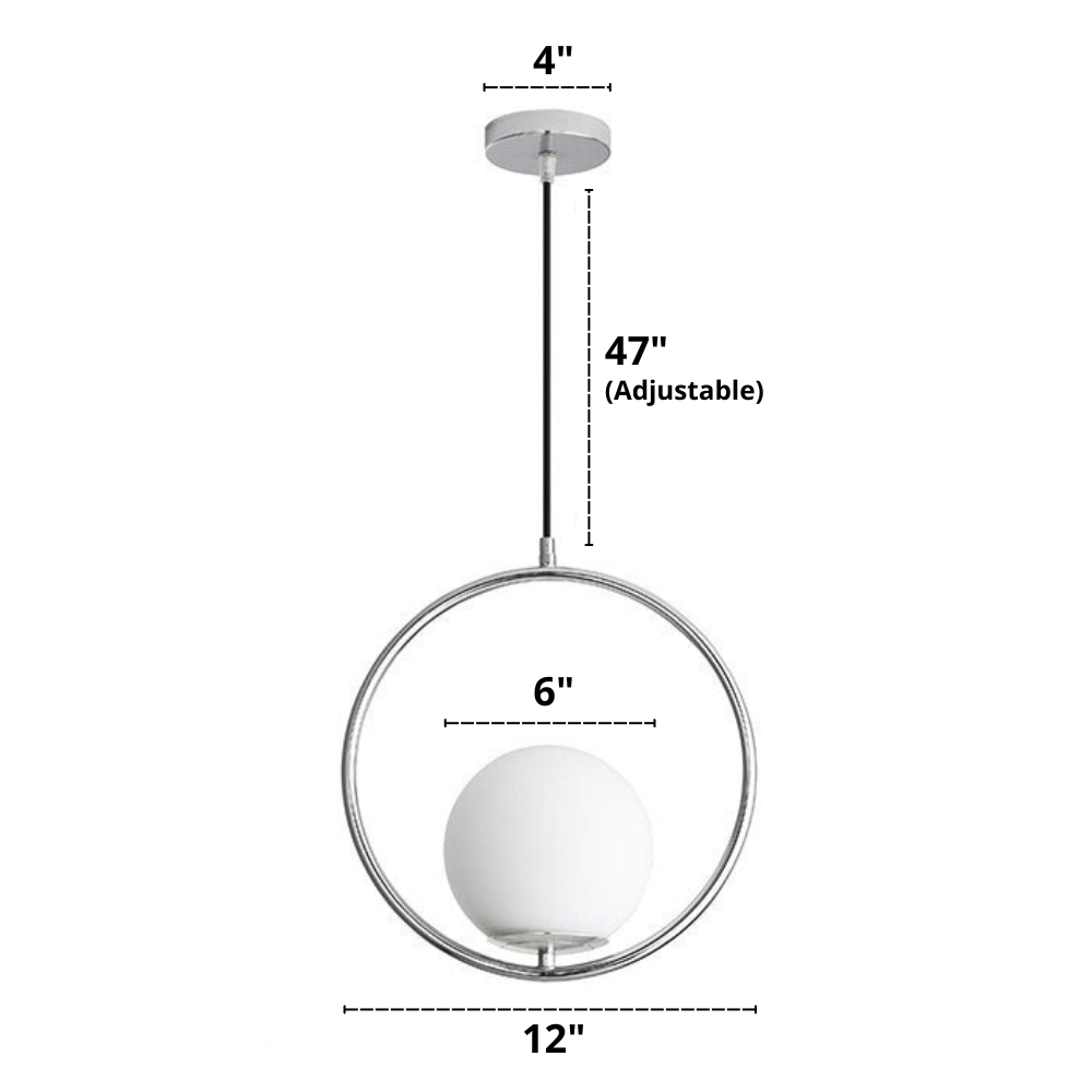 Scandinavische Hanglamp Voor Woonkamer En Slaapkamer Met Verstelbare Ophanglengte 9