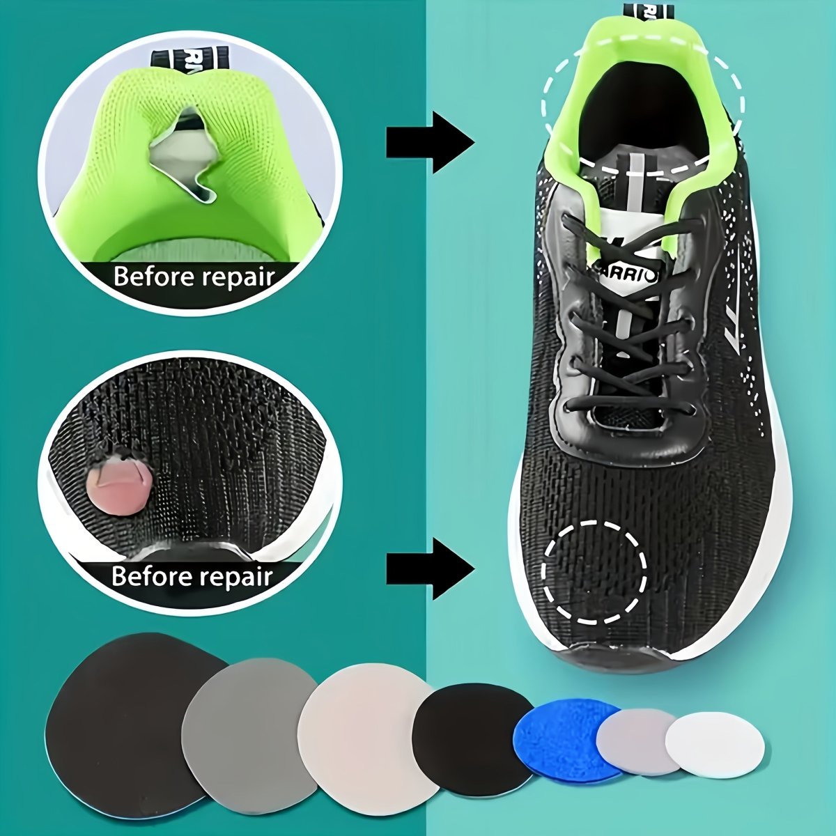 Schoenen Reparatie Patches Voor Bovenwerk En Hielen 5