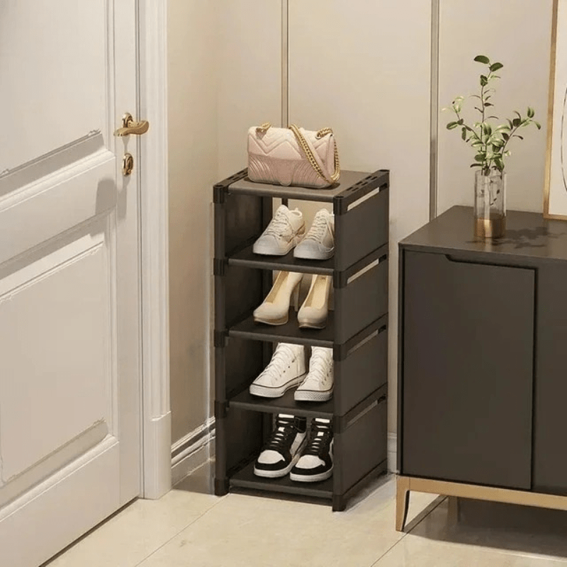 Schoenenrek Hoeken Stapelbaar Ruimtebesparend Design voor Diverse Schoenen 0