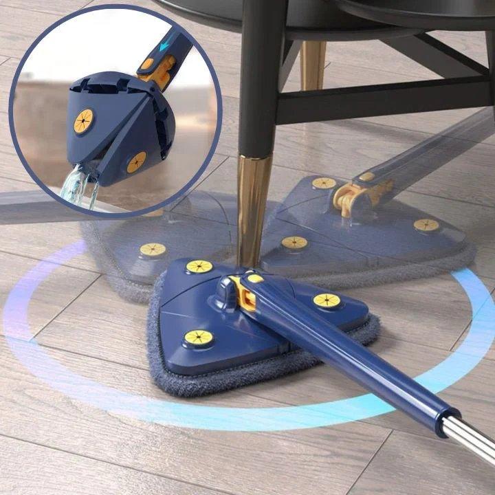 Schoonmaakgereedschap Driehoekige Mop Met Draaibare Kop 0