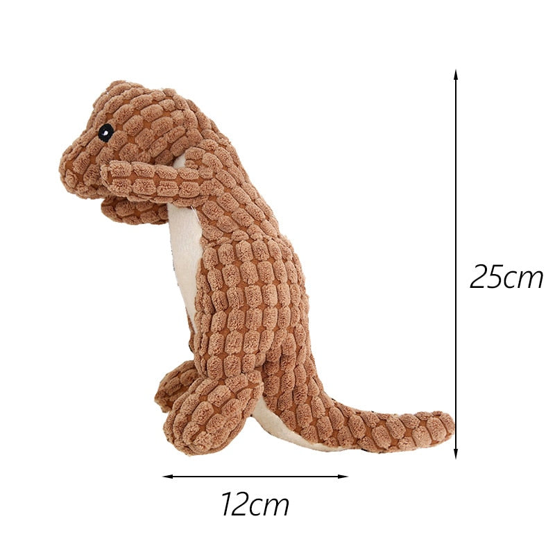 Pluchen Piepend Dinosaurus Huisdierspeeltje