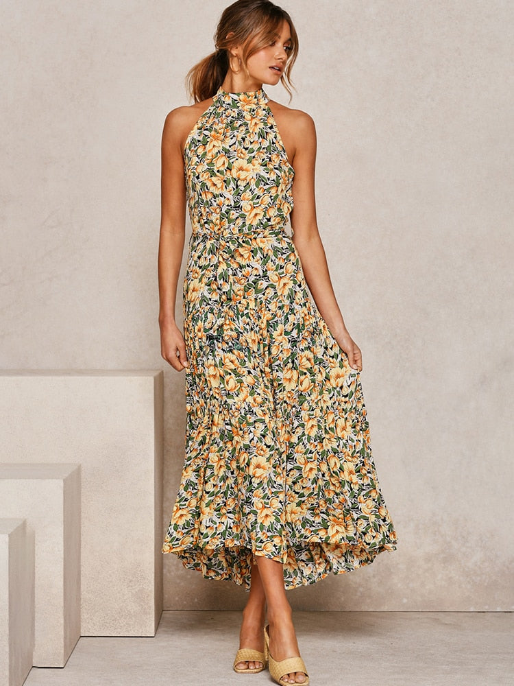 Halter Maxi Jurk