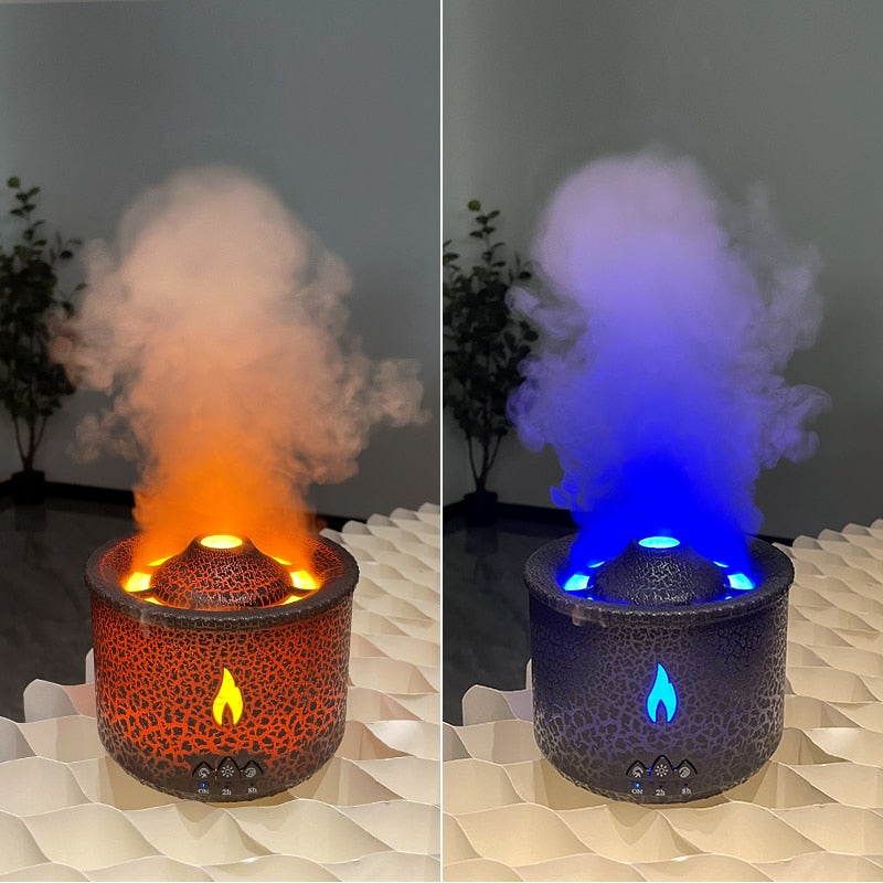Verlichte Volcano Aroma Luchtbevochtiger