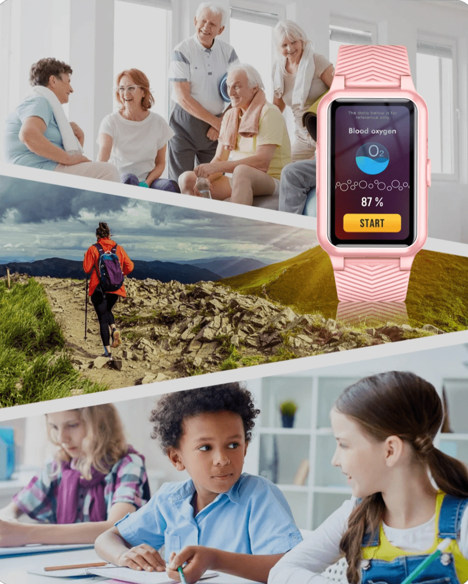 Senioren GPS-Smartwatch met Valdetectie en SOS-Functie 4
