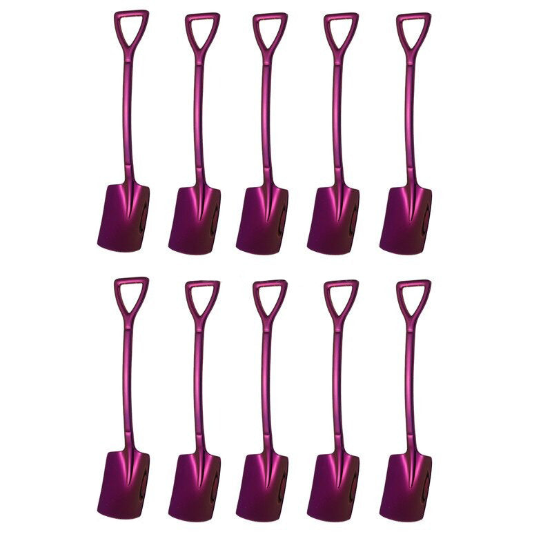 Set van 10 Koffielepels voor Dessert en Thee 16