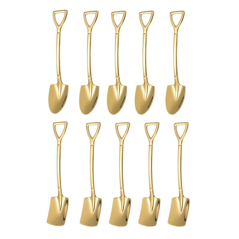 Set van 10 Koffielepels voor Dessert en Thee 20