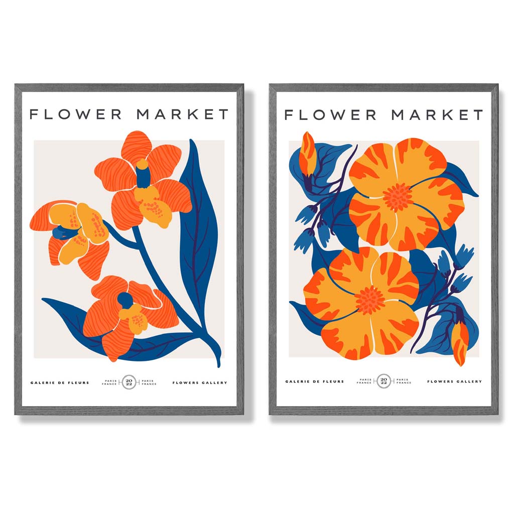Set van 2 Kunstafdrukken Lentebloemen voor Thuisdecoratie 4