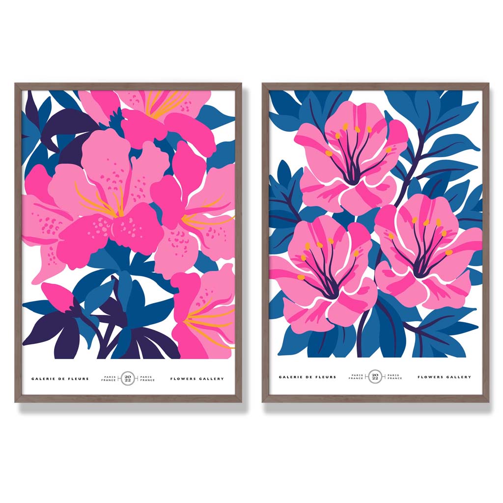Set van 2 Kunstprints met Lentebloemen voor Thuisdecoratie 7
