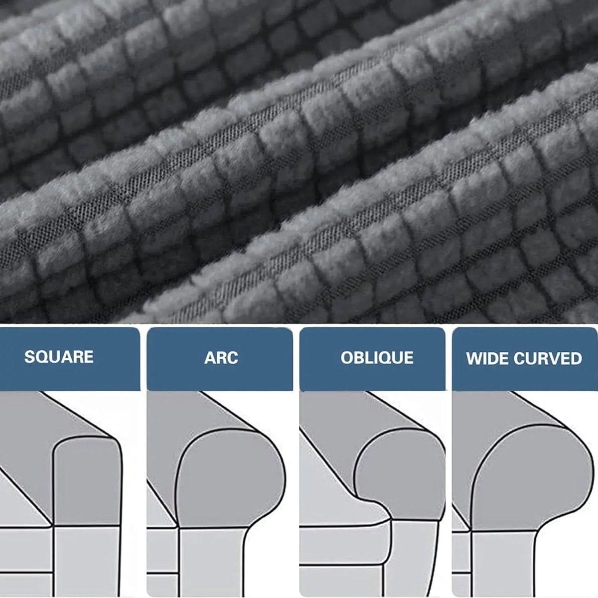 Set van 2 Waterdichte Armleuninghoezen voor Banken en Stoelen met Jacquardpatroon 5