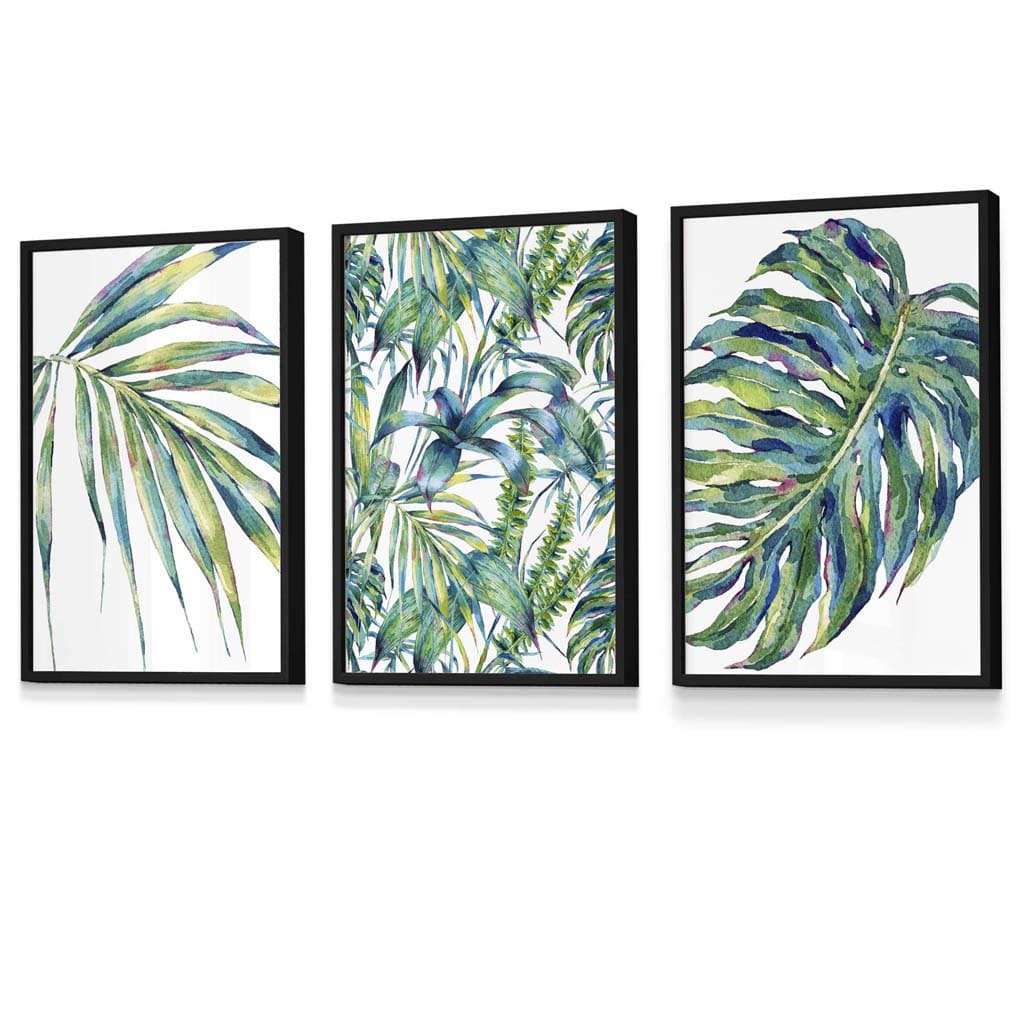 Set van 3 Botanische Kunstprints voor Wanddecoratie 0
