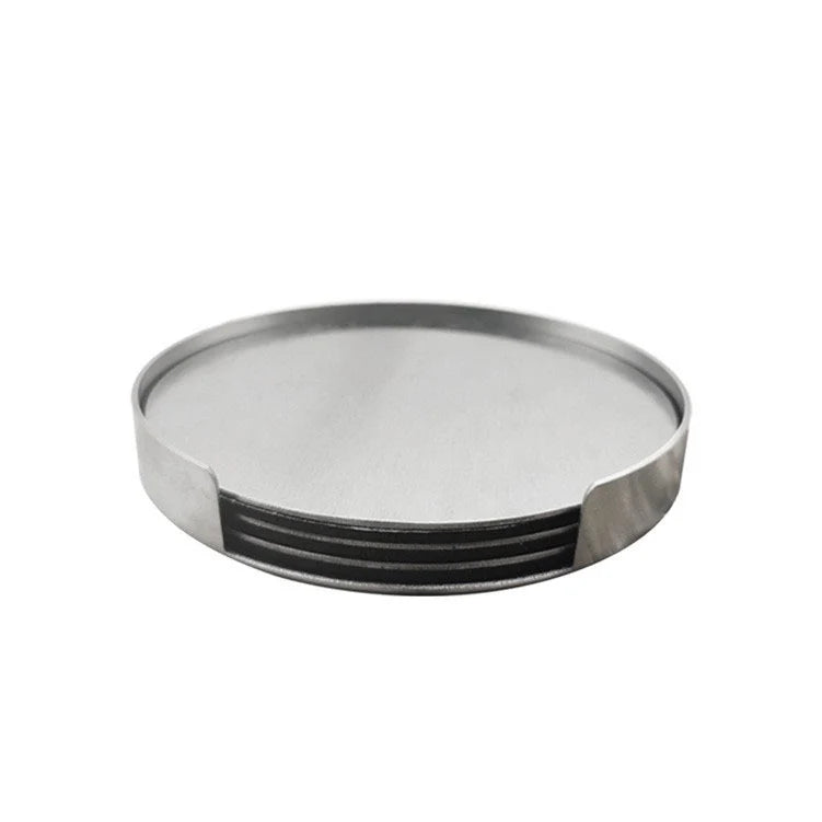 Set van 5 Ronde Onderzetters voor Dames en Heren Modern Design 4