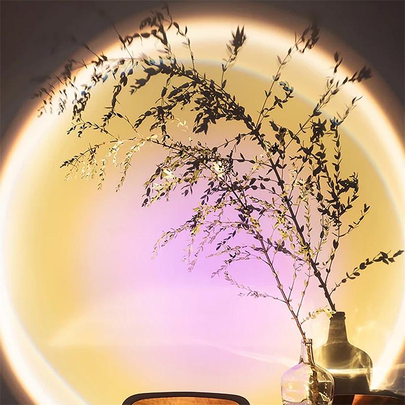 Sfeerlamp voor Kamer met Zonsondergang Projectie 5