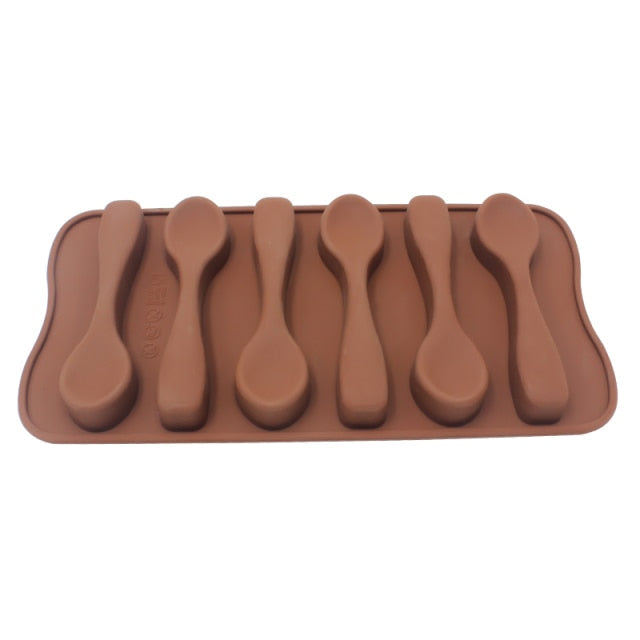 Siliconen Chocoladevorm Hart Bloem Voor Taarten 15