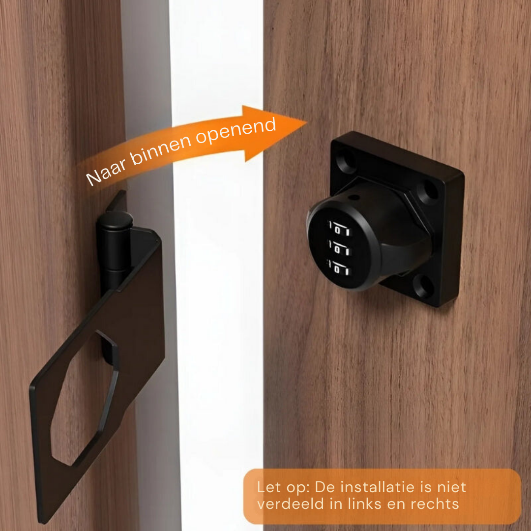 Sleutelloos Combinatieslot Met Instelbare Code Veiligheid 2