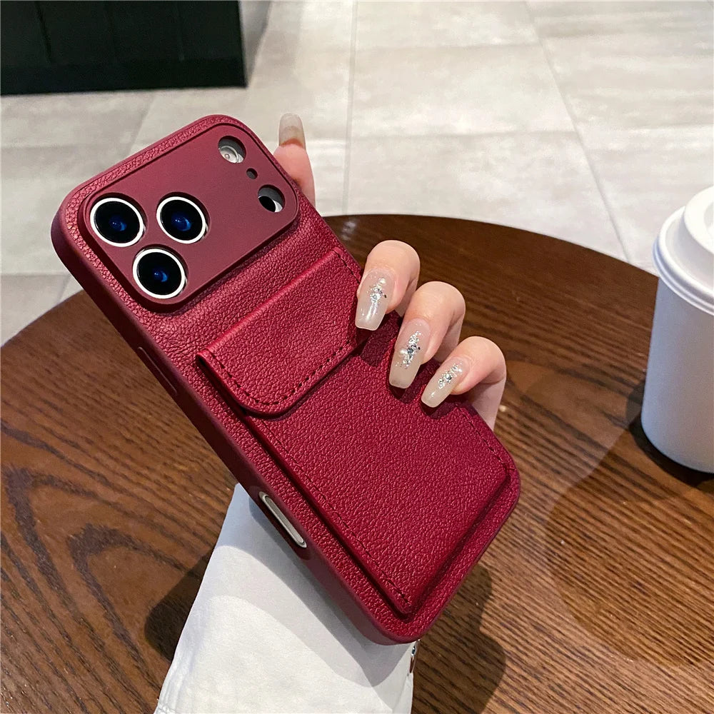 Smartphone Hoes met Kaartvak voor iPhone 10