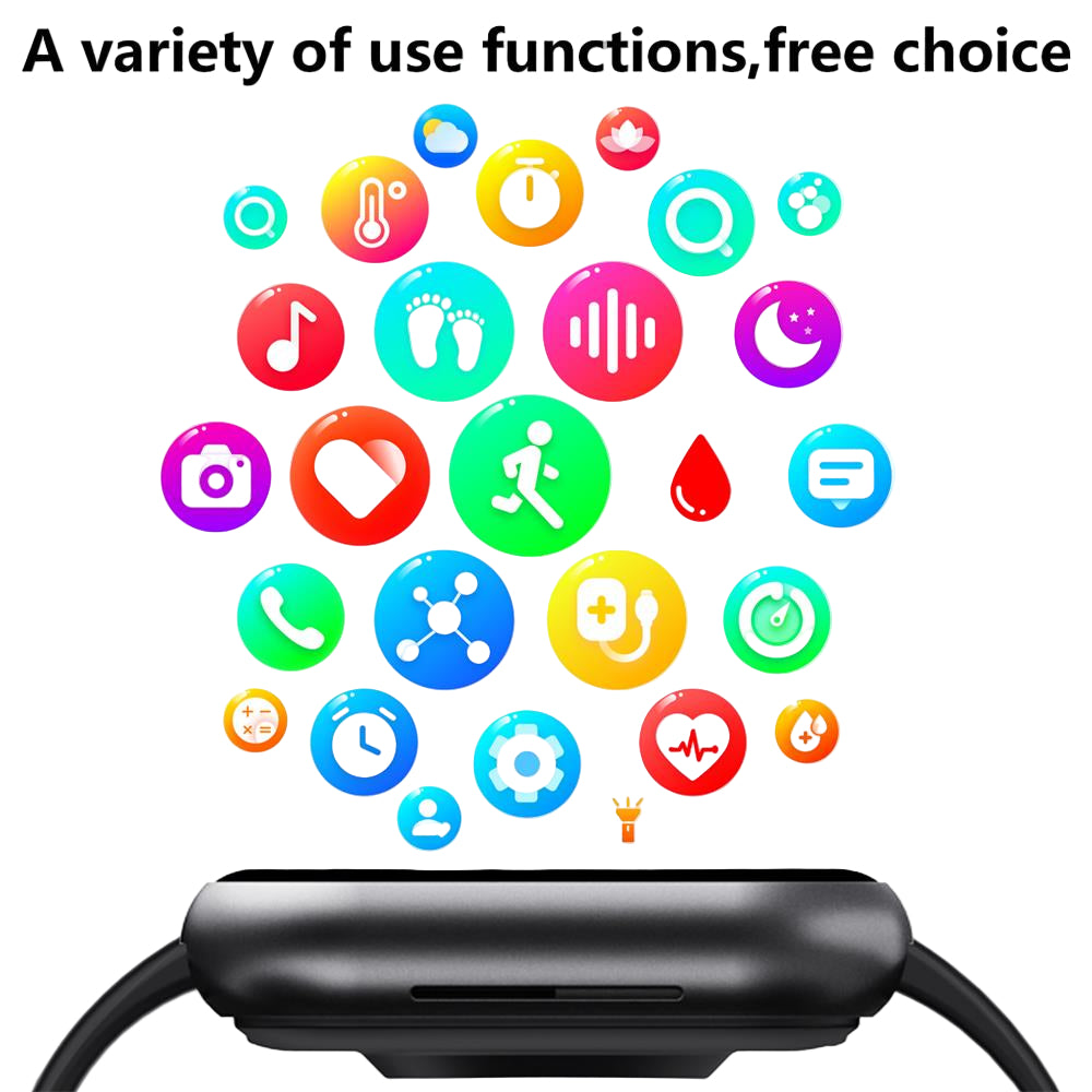 Smartwatch Fitness Tracker met Gezondheidsmonitor en Touchscreen 6