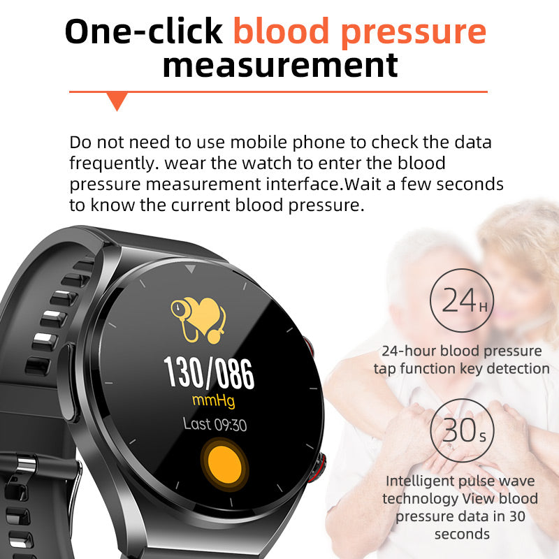 Smartwatch voor Gezondheidsmonitoring met ECG en Bloeddrukfunctie 8