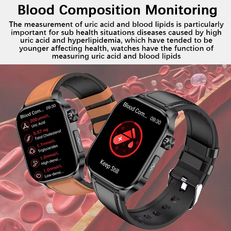 Smartwatch voor Senioren met Gezondheidsmonitoring en Bluetooth Connectiviteit 2