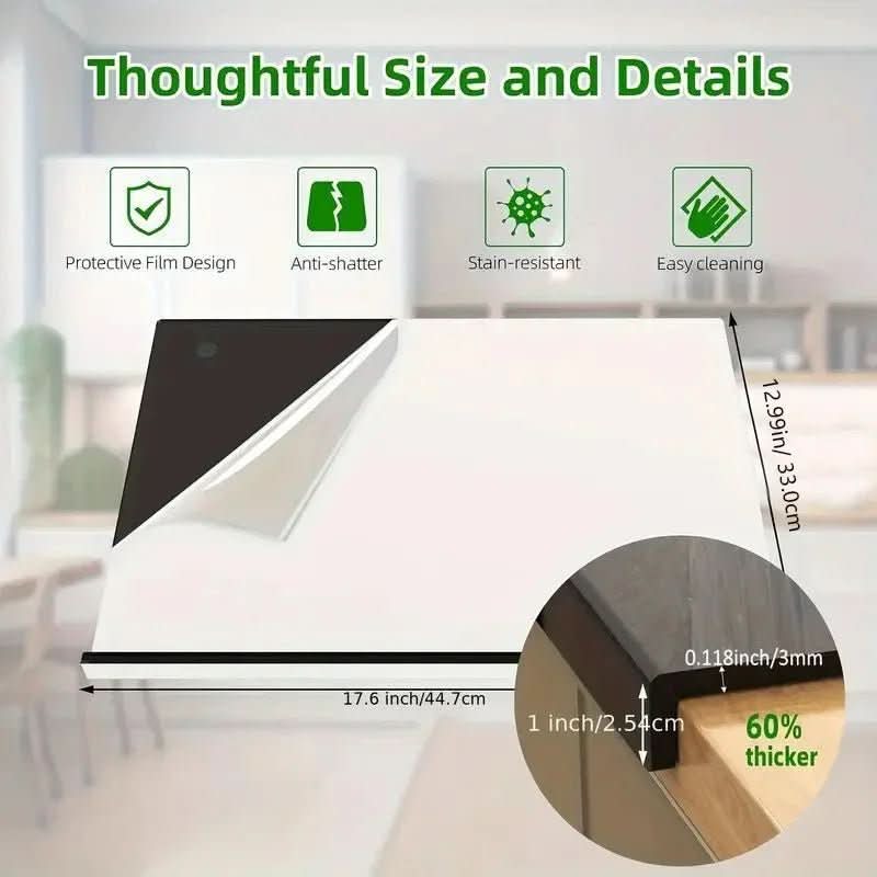 Snijplank met Beschermlip en Antislip Design voor Keukengebruik 3