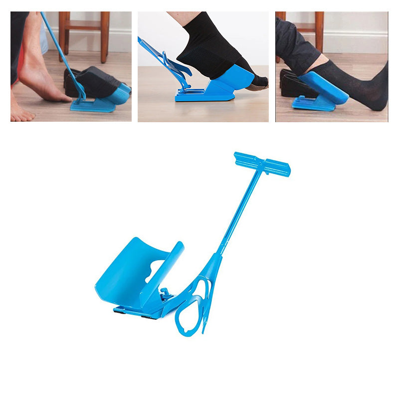 Sokken Aantrekker met Handvat Ergonomisch Ontwerp 0