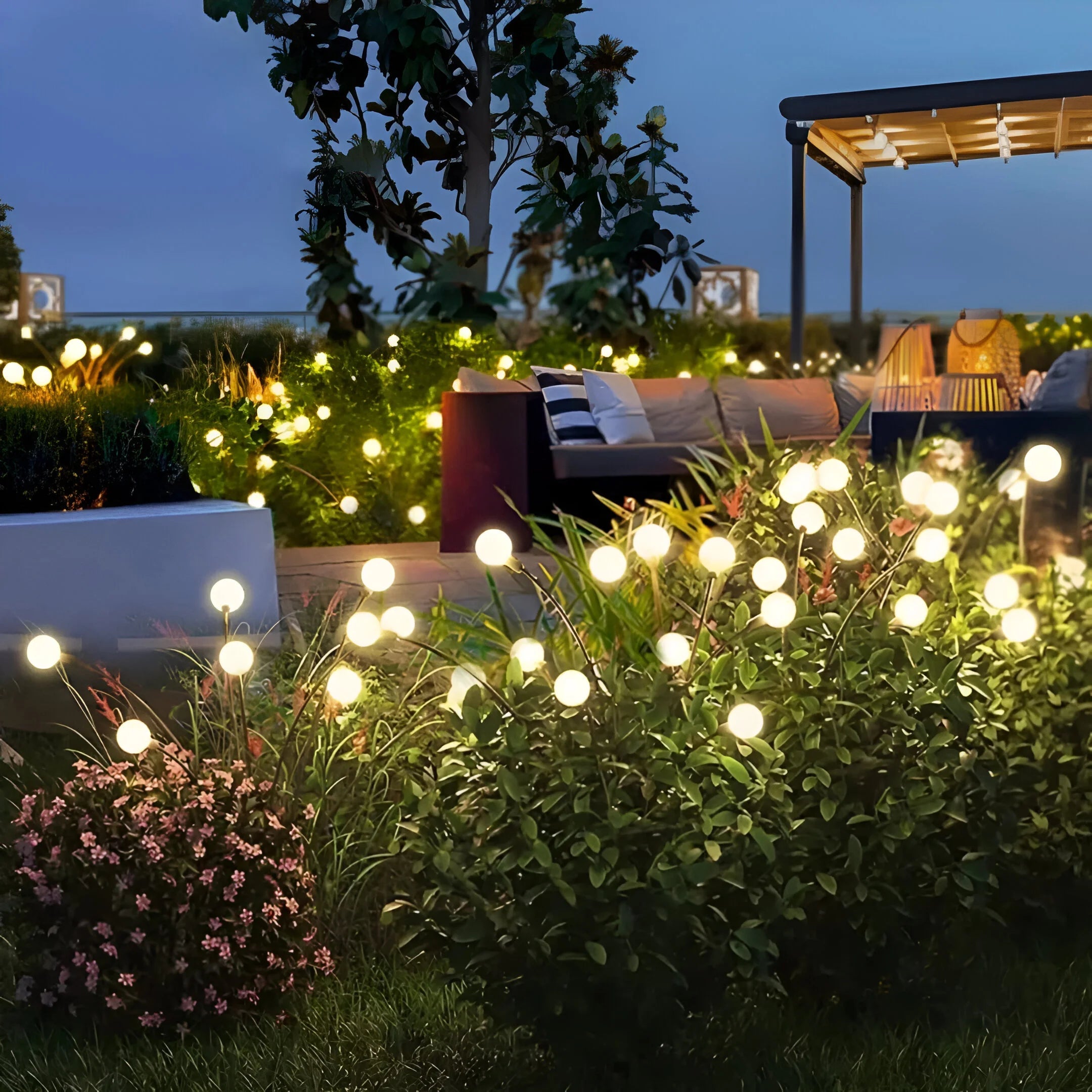 Solar Tuinverlichting Met Dynamische Beweging Voor Buitenruimte 5