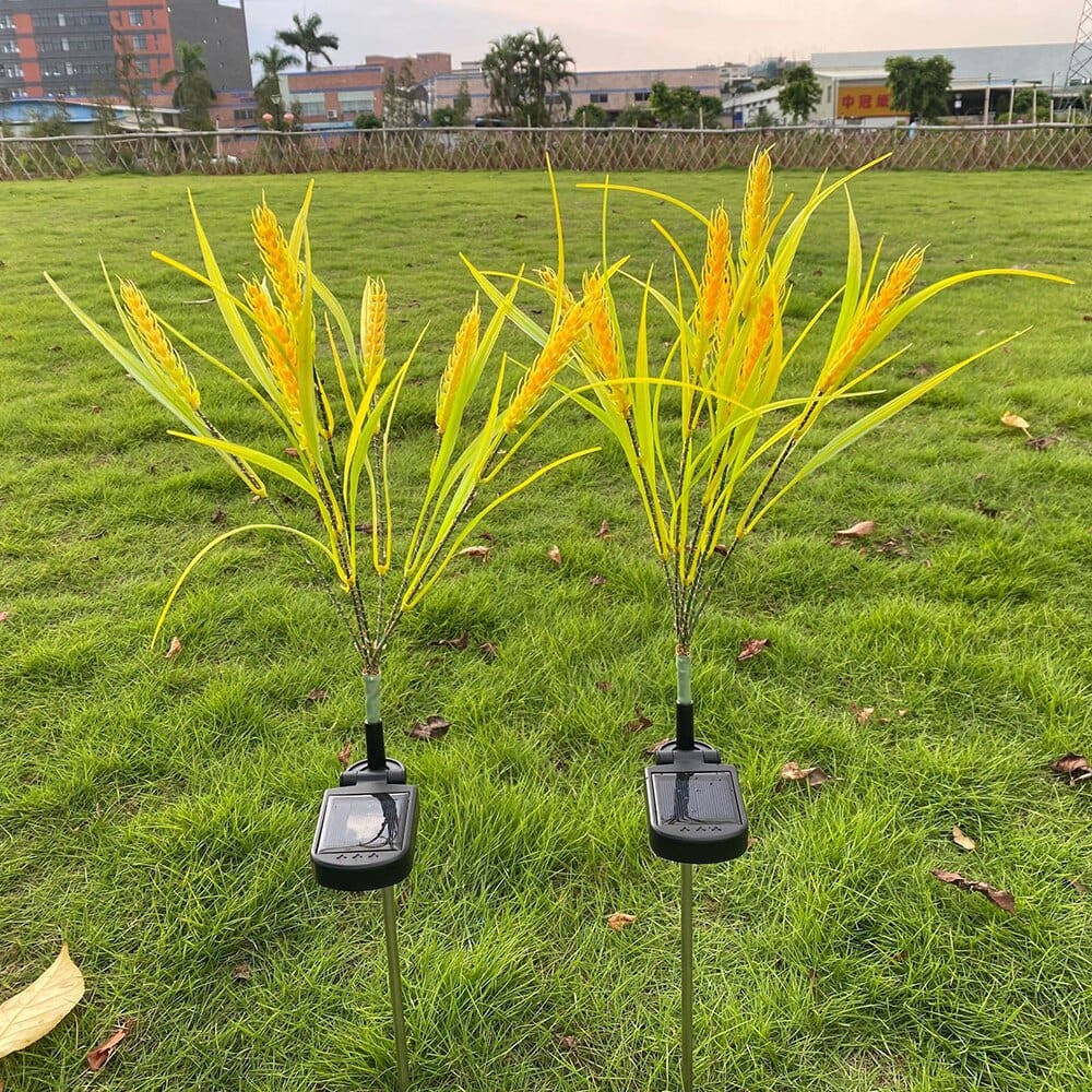 Solar Tuinverlichting Set van 2 Zonnebloem LED Lampen voor Buitengebruik 2