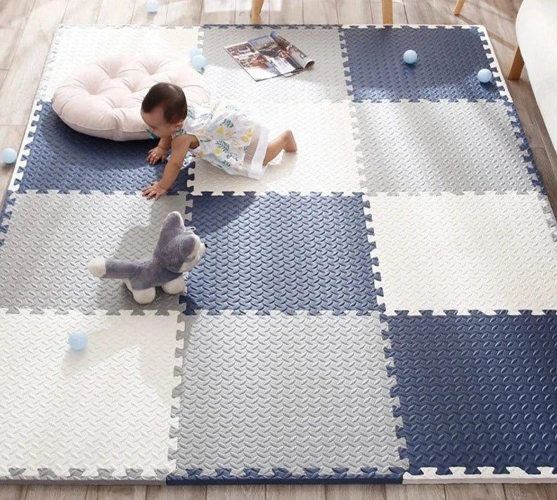 Speelmat Foam Dikke Puzzelstukken voor Baby's met Heldere Kleuren en Speelse Patronen 1