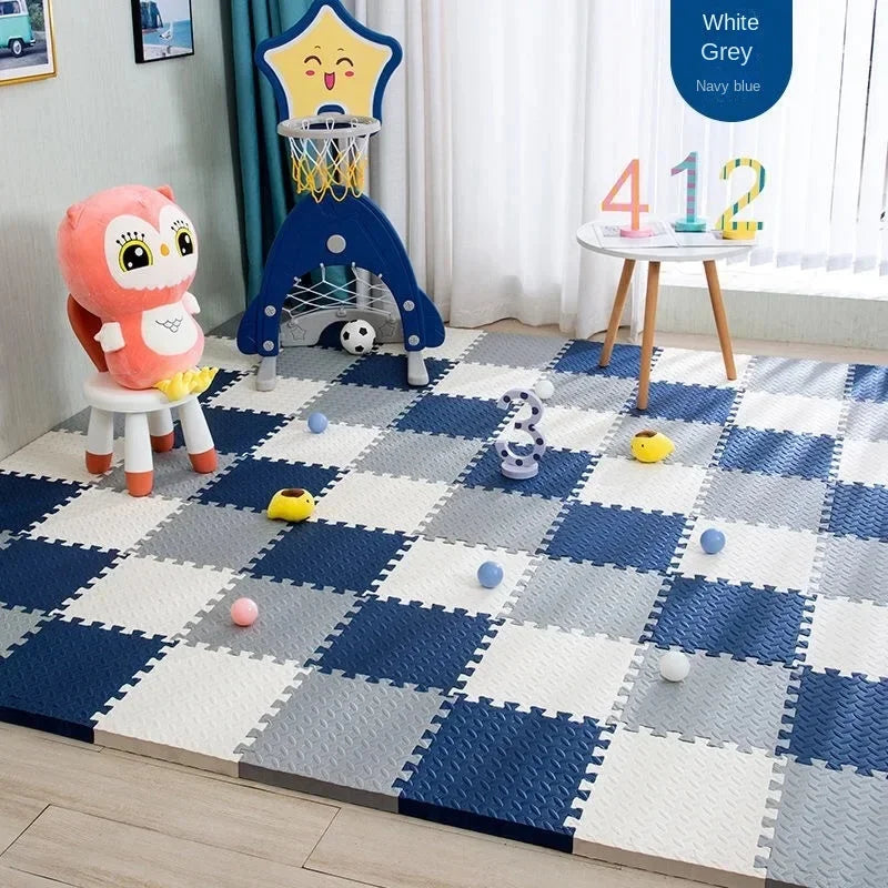 Speelmat Foam Dikke Puzzelstukken voor Baby's met Heldere Kleuren en Speelse Patronen 6
