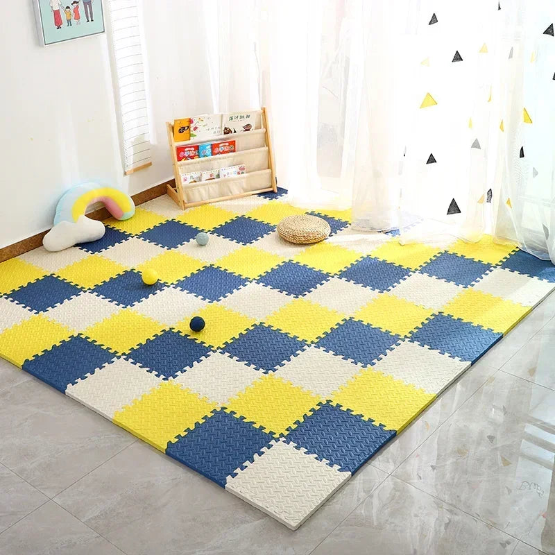 Speelmat Foam Dikke Puzzelstukken voor Baby's met Heldere Kleuren en Speelse Patronen 7