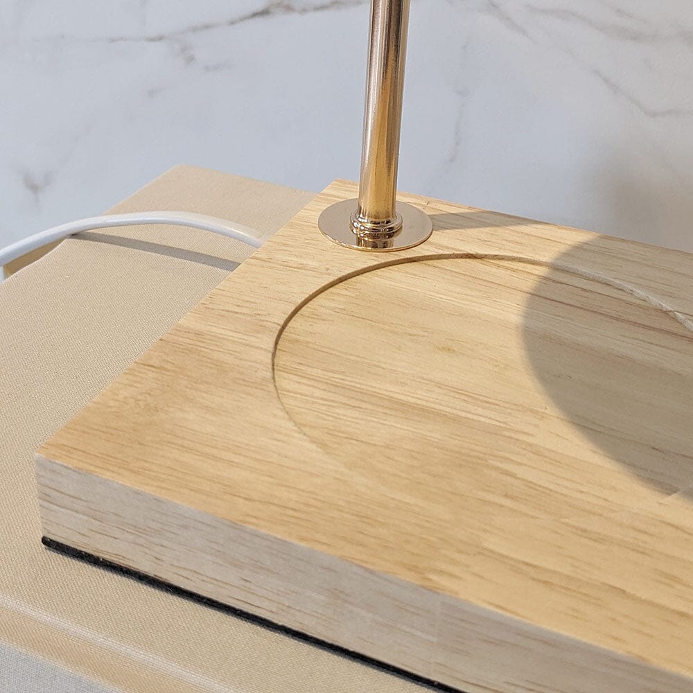 Stijlvolle Kaarsenwarmer met Houten Basis 4