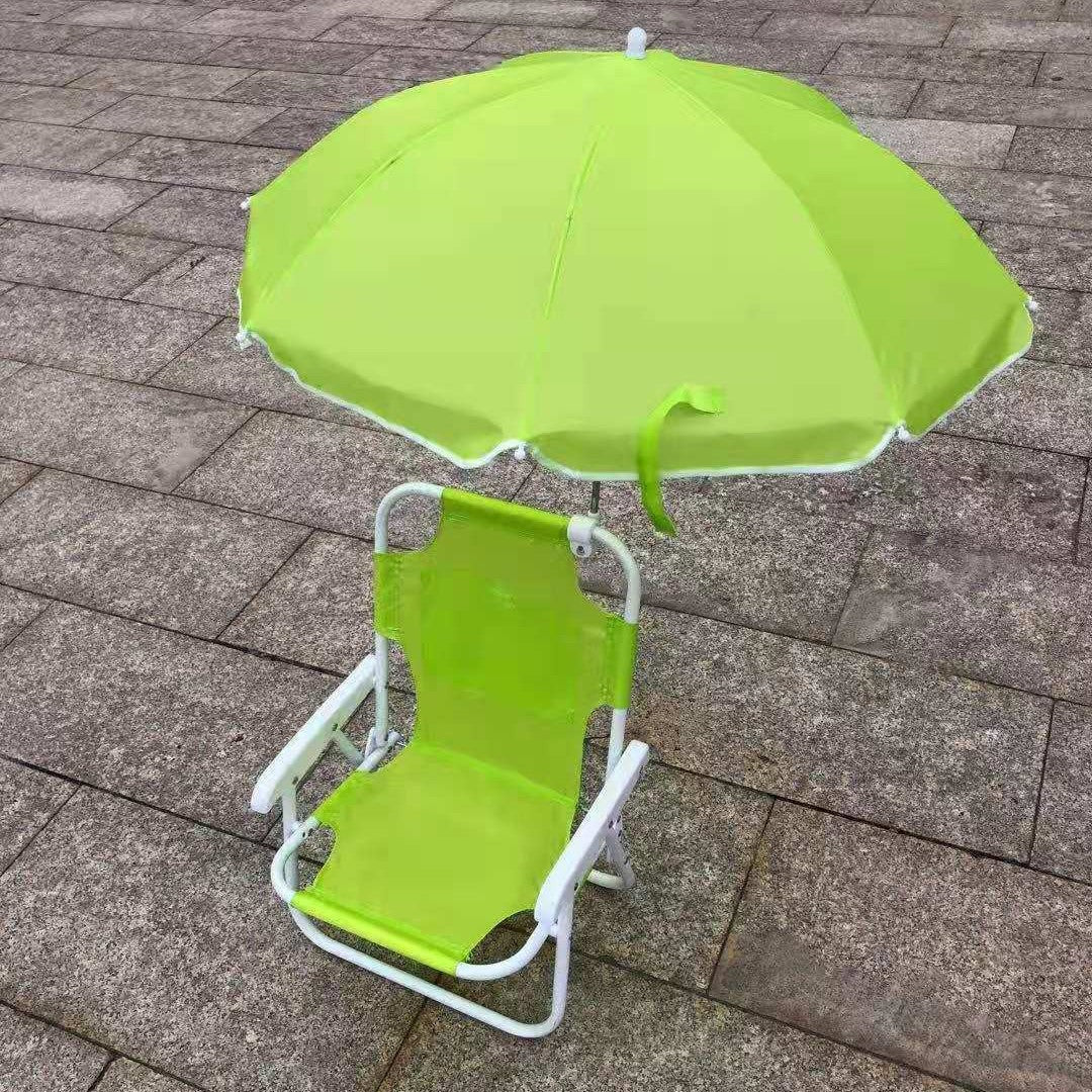 Strandstoel met Parasol Comfortabel en Verstelbaar 4