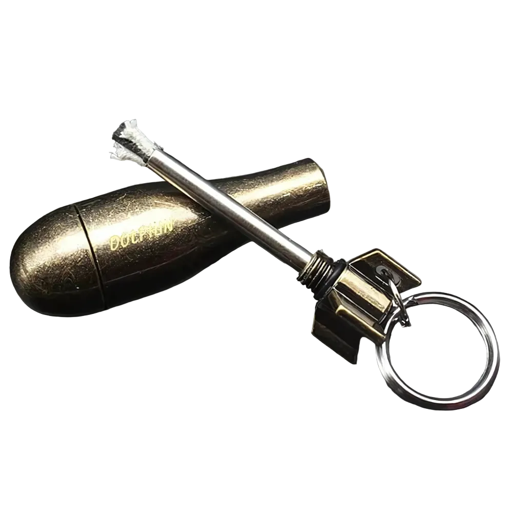 Survival Sleutelhanger Vuurstarter Waterdicht 0