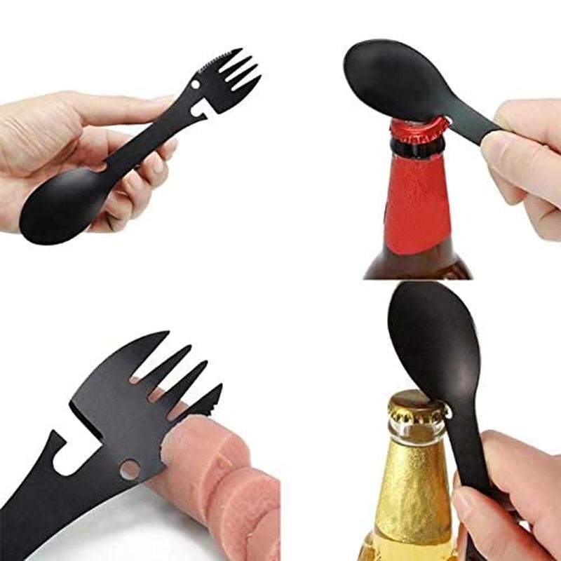Tactische Multitool Spork 5 in 1 voor Buitenactiviteiten 4