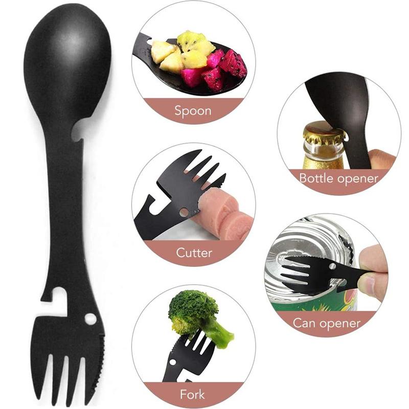 Tactische Multitool Spork 5 in 1 voor Buitenactiviteiten 6