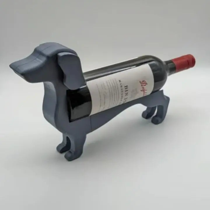Teckel Wijnfleshouder Uniek Design 2