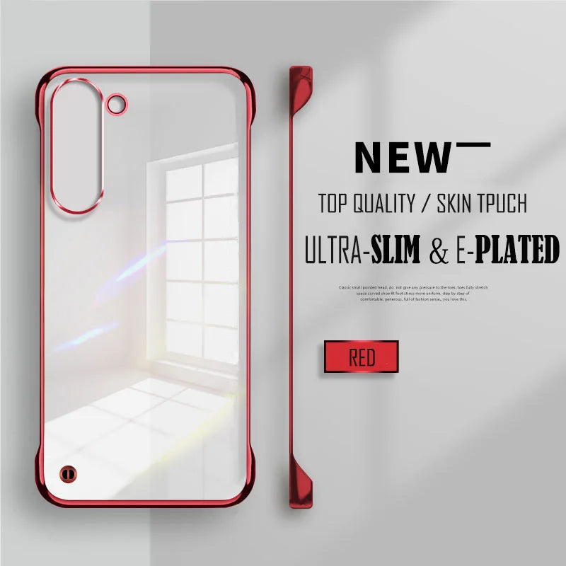 Telefoon Case Frameloos Transparant voor Samsung S25 S24 S23 5